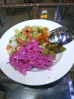 Salad at The Hummus House in Da Nang