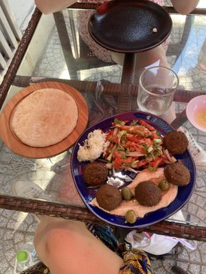 Falafel plate   at The Hummus House in Da Nang