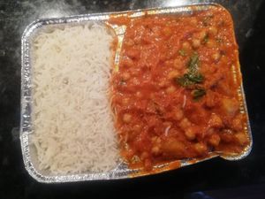 Chana Masala at Welcome India Restaurant in Hamburg