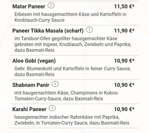 Vegetarisch - Vegan II at Welcome India Restaurant in Hamburg