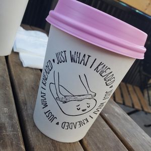 The coffee is BOMB at Just What I Kneaded in Los Angeles