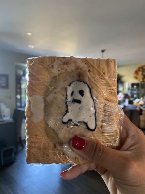 Vegan Boo Tart (at home)  at Just What I Kneaded in Los Angeles