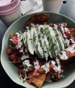 Chilaquiles Bowl (GF)   at Just What I Kneaded in Los Angeles