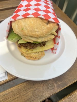 Breakfast Sando  at Just What I Kneaded in Los Angeles