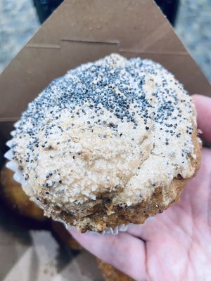 Lemon poppyseed muffin  at Just What I Kneaded in Los Angeles