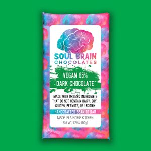 Vegan 65% Dark Chocolate at Soul Brain Vegan Chocolates in Simi Valley