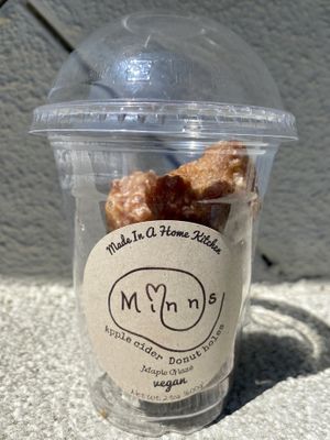 Maple Glaze Apple Cider Donut Holes at Minns in Simi Valley