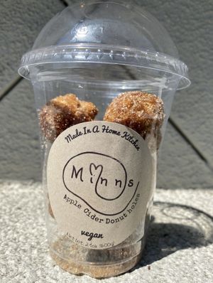 Cinnamon Sugar Apple Cider Donut Holes at Minns in Simi Valley