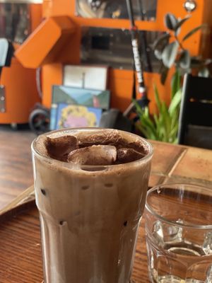 Cafe Mocha with soy milk  at Le Cafe - Coffee Shop in Seoul