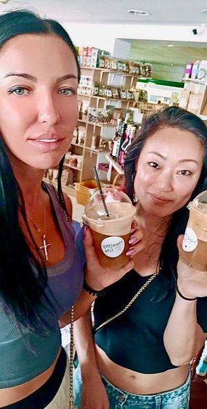 VEGAN frappe with coconut milk!😄 #Veganuary at Healthy Life Kitchen - Bio Store in Ayia Napa