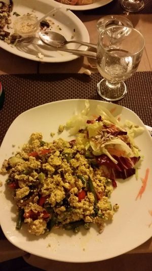 tofu spadellato at Suribachy in Catania