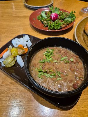 Bean soup at IVERIA in Munich