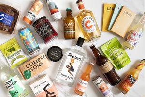 Range of vegan food and beverage at Hipster Hamper Co in South East London