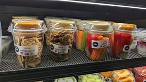 To go snack containers at Crave Coffee House & Bakery in Kingston