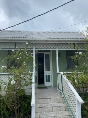 Outside of the vegan cottage 😍 at Vegan Cottage in Bridgetown