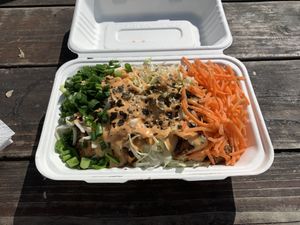 The Alberta bowl  at Native Bowl - Food Cart in Portland
