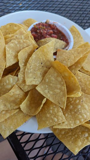Chips and salsa at John's Tex Mex in Rochester