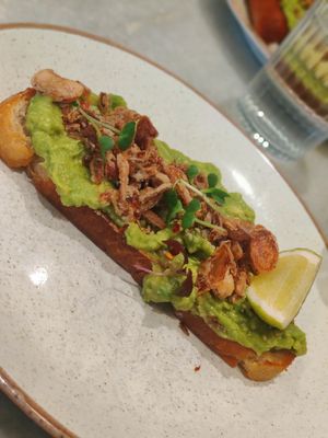 Avocado toast at Brunchoteket in Gothenburg