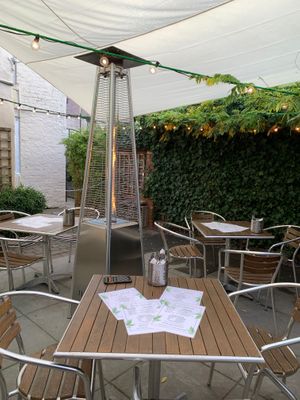 Our outside area  at Green Island Bistro in Rhuddlan