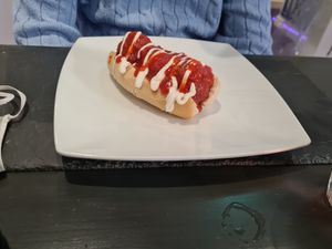 Meatless meatball sub at Green Island Bistro in Rhuddlan