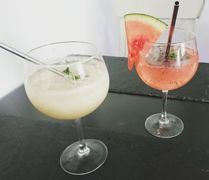Cocktails at Green Island Bistro in Rhuddlan