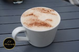 Chai latte at Green Island Bistro in Rhuddlan