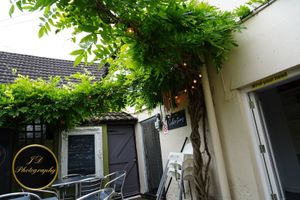 Outside area at Green Island Bistro in Rhuddlan