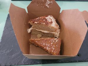 Biscoff Cake and Lemon Drizzle Cake to Take Away at Green Island Bistro in Rhuddlan