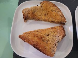 Brown Toast at Green Island Bistro in Rhuddlan