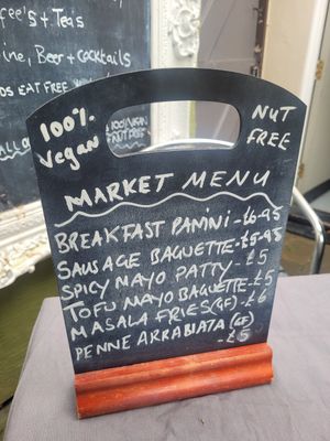 Green Island Vegan Market June 2024 Menu at Green Island Bistro in Rhuddlan