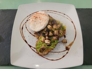 Avo Brunch at Green Island Bistro in Rhuddlan