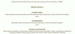 Bowls at Salatkind in Ingolstadt