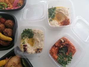 Vegan mezze for 2 at M.Houmous in Nancy