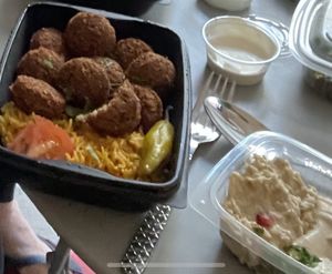Close up picture of the falafel  I had 🥙   at M.Houmous in Nancy
