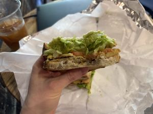 Vegan Breakfast Sandwich  at Forever Coffee NYC in New York City