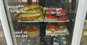 Vegan choices at A Good Little Thing in Tootgarook