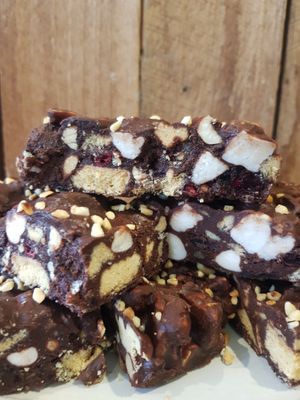 Vegan & gluten free rocky road. at A Good Little Thing in Tootgarook