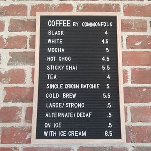 Our chocolate powder & sticky chai are vegan. We have a range of alternate milks- oat, almond, soy & macadamia. We also offer vegan coconut based icecream. at A Good Little Thing in Tootgarook