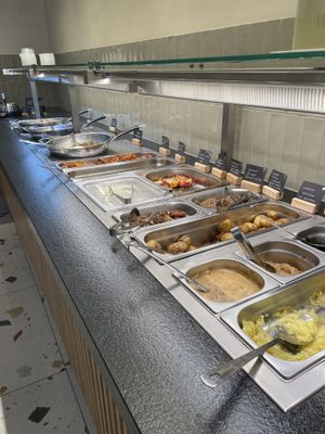 Buffet at Dhaba Beas in Brno