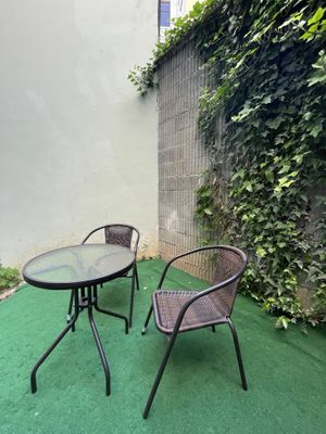 Small garden at Dhaba Beas in Brno