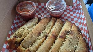 Bread sticks at Lolly's Pantry in North Palm Beach