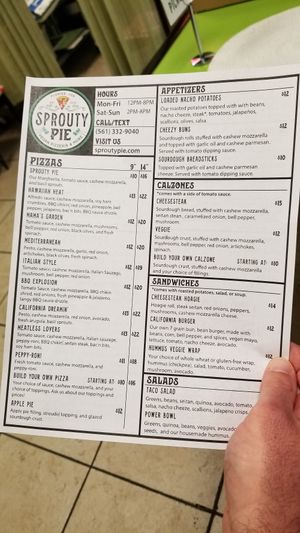 Menu at Lolly's Pantry in North Palm Beach