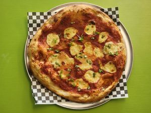 Sprouty Pie at Lolly's Pantry in North Palm Beach