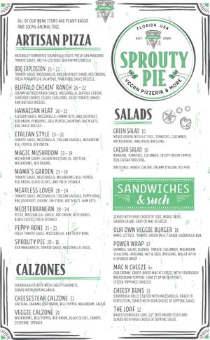 Our new menu  at Lolly's Pantry in North Palm Beach