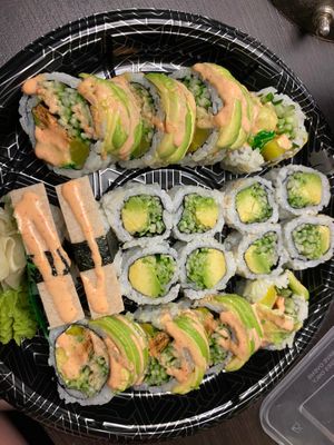 A7 Vegan combo  at Mika Sushi in Scarborough