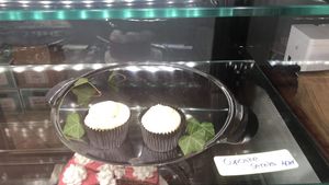 Semle cupcake at Tea Room Kullaberg - Pop Up in Hoeganaes