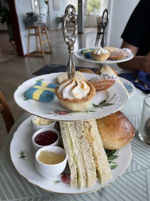 Afternoon tea at Tea Room Kullaberg - Pop Up in Hoeganaes