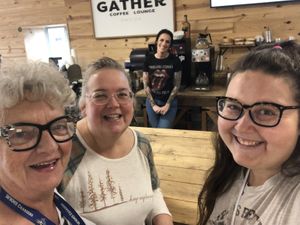   at Gather Coffee Lounge in Oneida