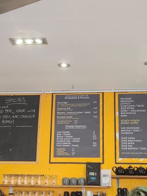 Menu at The Rugged Bunch in London