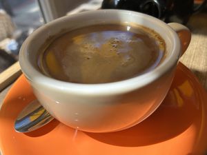 Americano with oat   at The Rugged Bunch in London